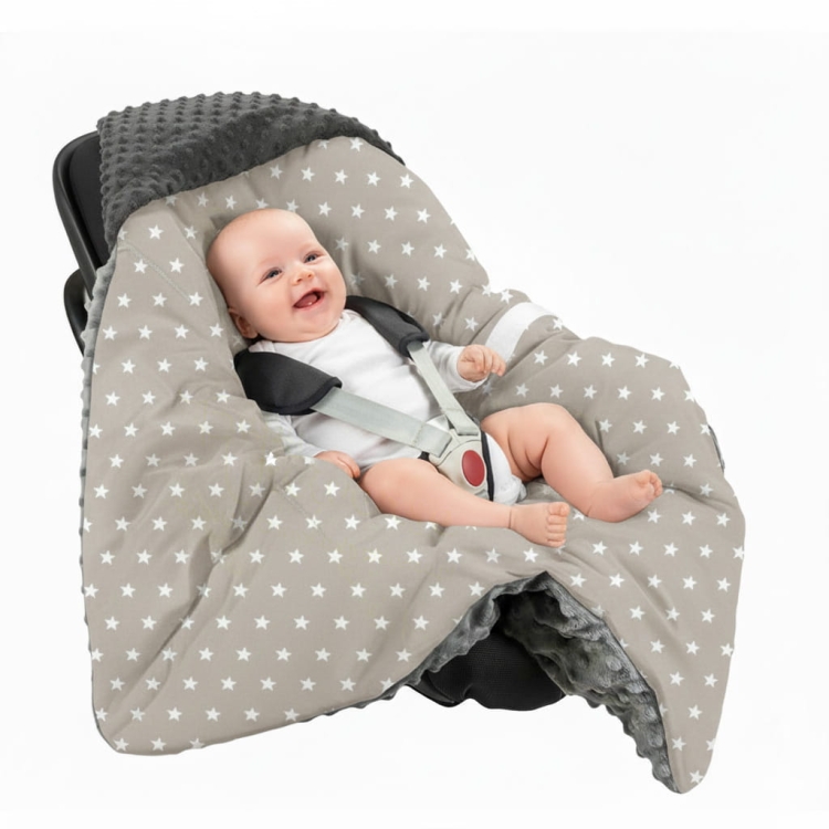 Śpiworek do fotelika minky - szare_gwiazdki_b.jpg