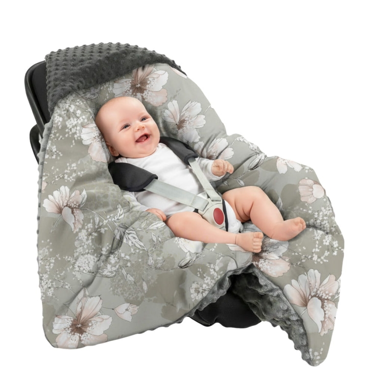 Śpiworek do fotelika minky - hibiskus_b.jpg